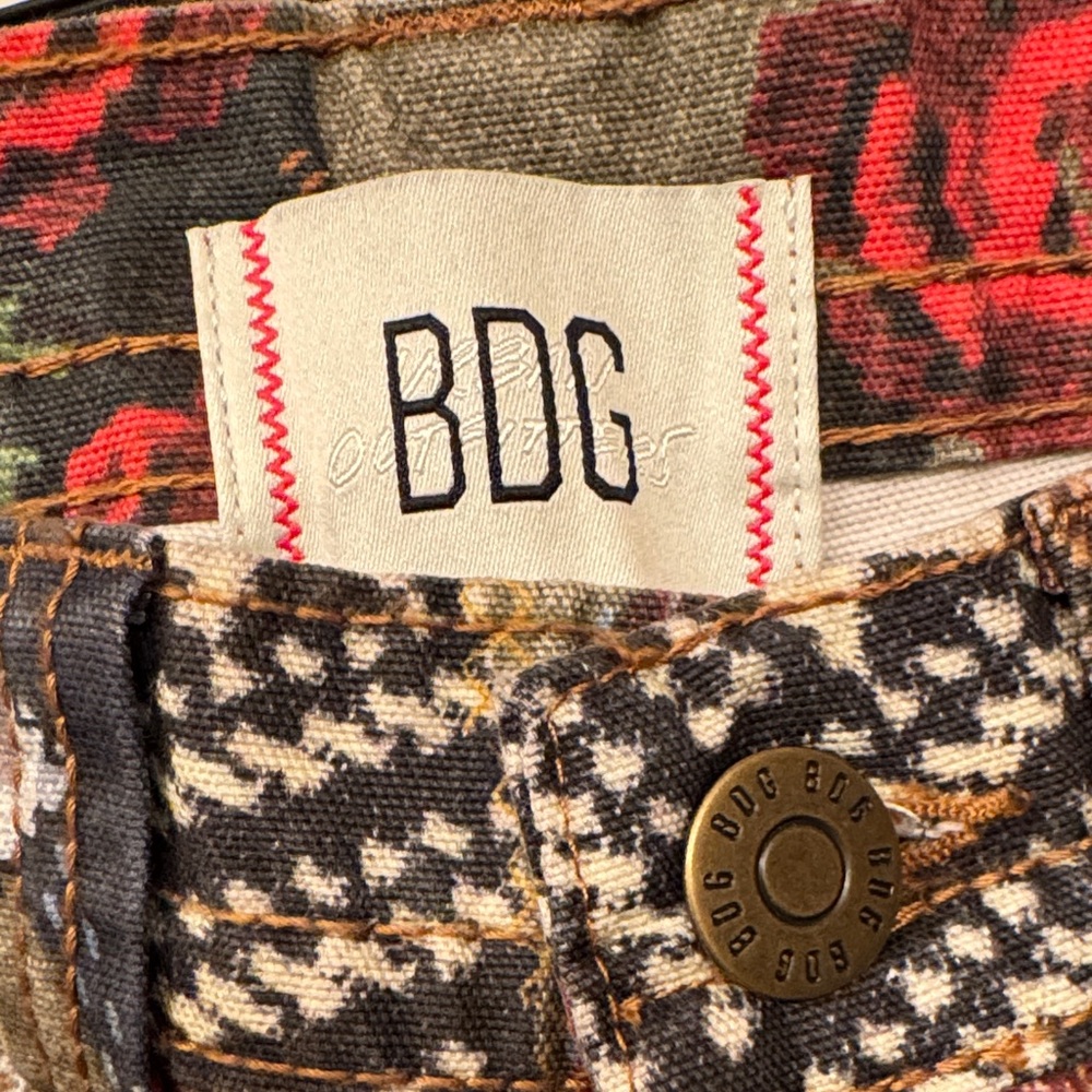 UO Patchwork Patterned Pants NWT - image 3